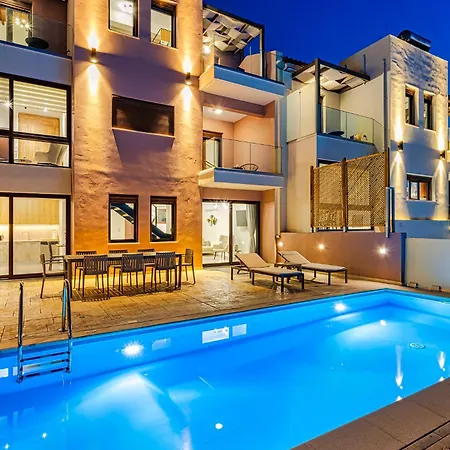 Mari Chania, With Private Ecologic Pool And Amazing View! וילה *